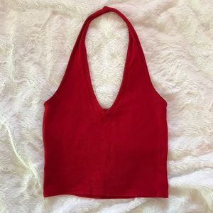Brandy Melville Halter - Red
